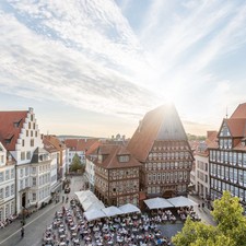 Feuer in der Stadt / Photo: © Hildesheim Marketing GmbH, Foto Dagmar Schwelle Feuer in der Stadt